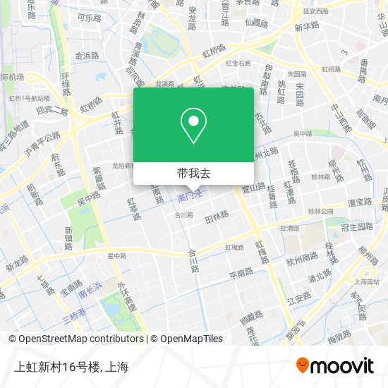 上虹新村16号楼地图