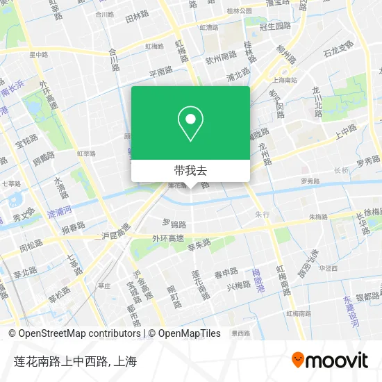 莲花南路上中西路地图