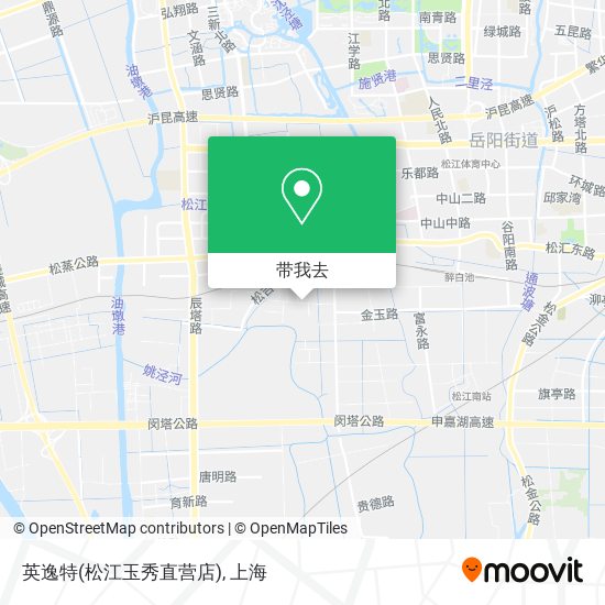 英逸特(松江玉秀直营店)地图