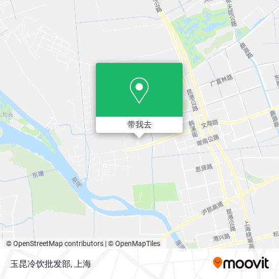 玉昆冷饮批发部地图