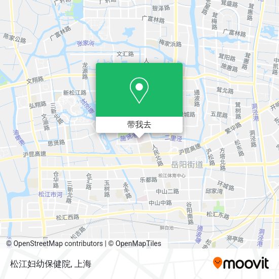 松江妇幼保健院地图