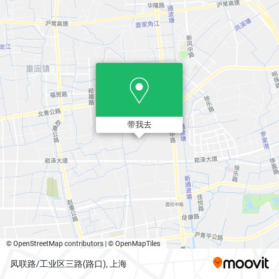 凤联路/工业区三路(路口)地图