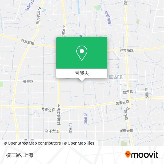 横三路地图