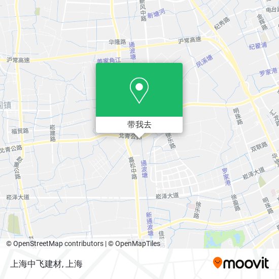上海中飞建材地图