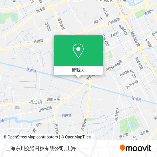 上海东川交通科技有限公司地图