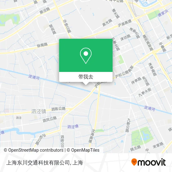 上海东川交通科技有限公司地图