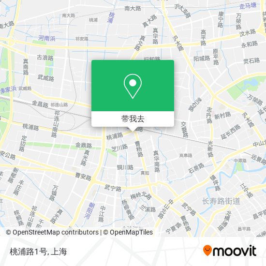 桃浦路1号地图