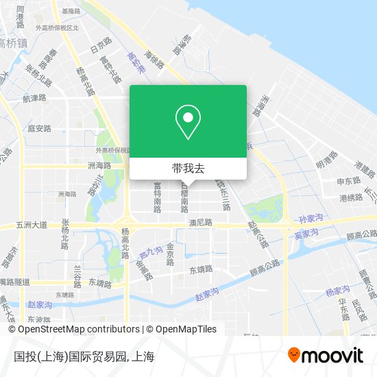 国投(上海)国际贸易园地图