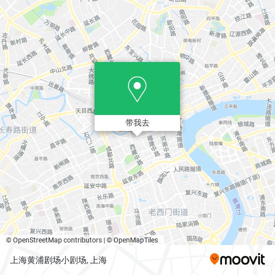上海黄浦剧场小剧场地图