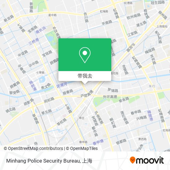 Minhang Police Security Bureau地图