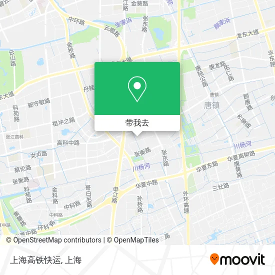 上海高铁快运地图