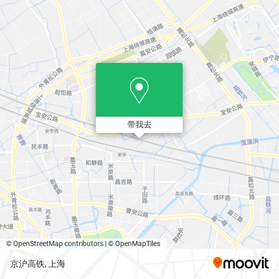 京沪高铁地图
