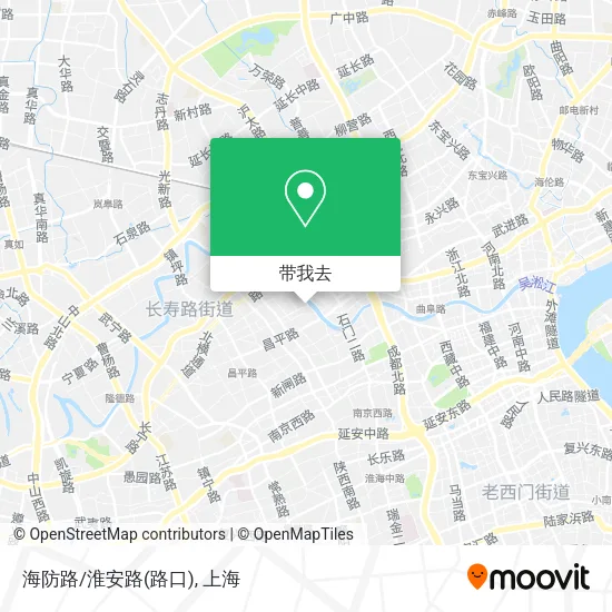 海防路/淮安路(路口)地图