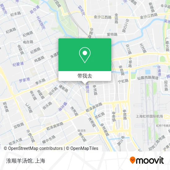 淮顺羊汤馆地图
