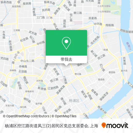 杨浦区控江路街道凤三(2)居民区党总支居委会地图