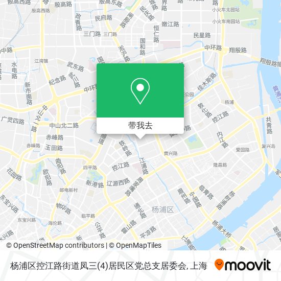 杨浦区控江路街道凤三(4)居民区党总支居委会地图