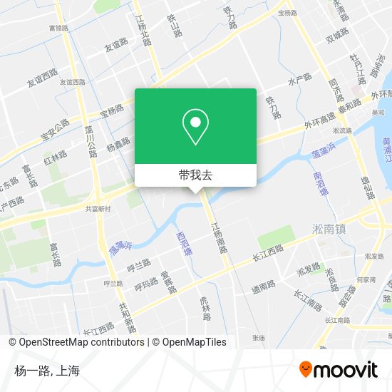 杨一路地图