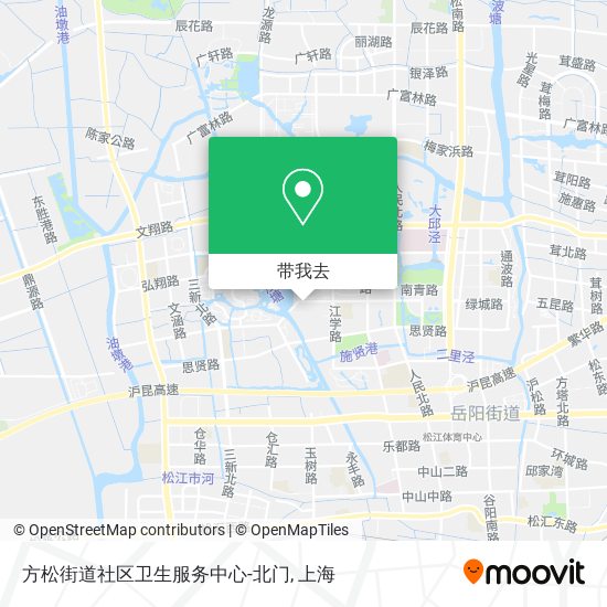方松街道社区卫生服务中心-北门地图