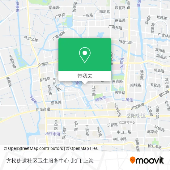 方松街道社区卫生服务中心-北门地图