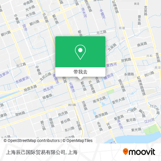 上海辰己国际贸易有限公司地图
