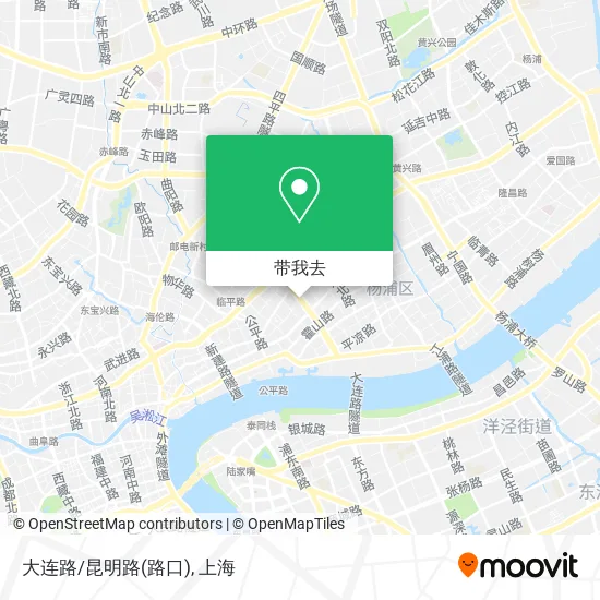 大连路/昆明路(路口)地图