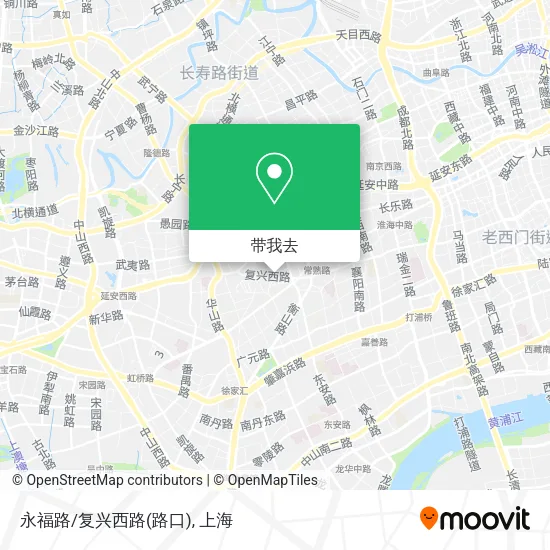 永福路/复兴西路(路口)地图