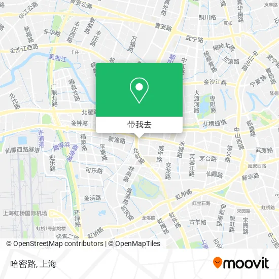 哈密路地图