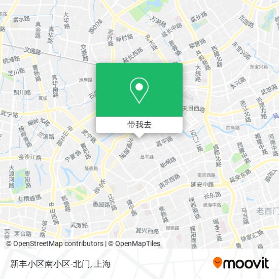 新丰小区南小区-北门地图