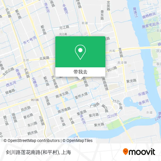 剑川路莲花南路(和平村)地图