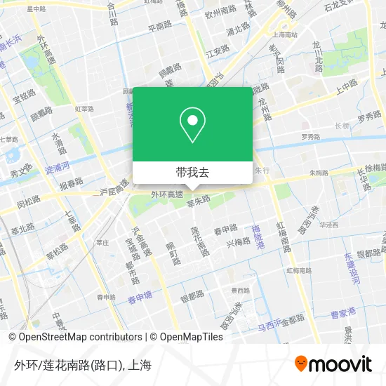 外环/莲花南路(路口)地图