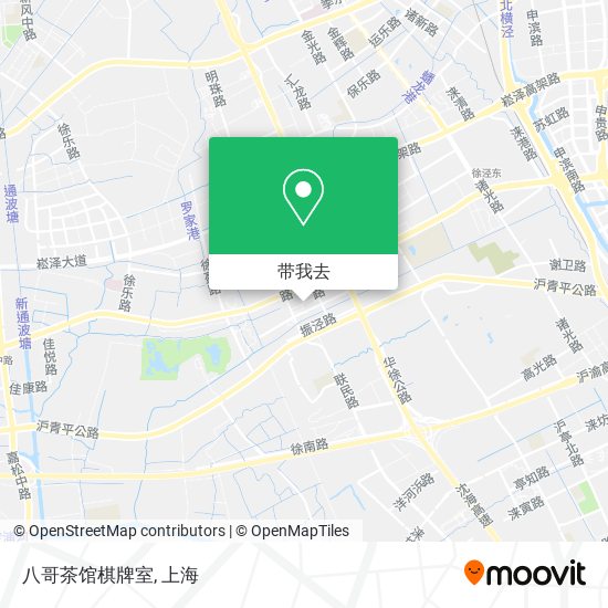 八哥茶馆棋牌室地图