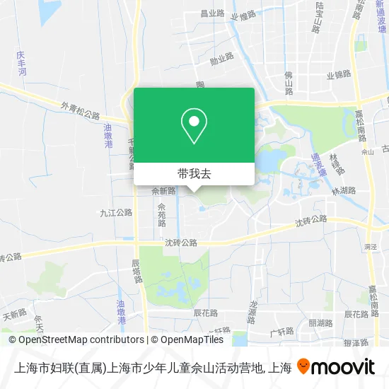 上海市妇联(直属)上海市少年儿童佘山活动营地地图