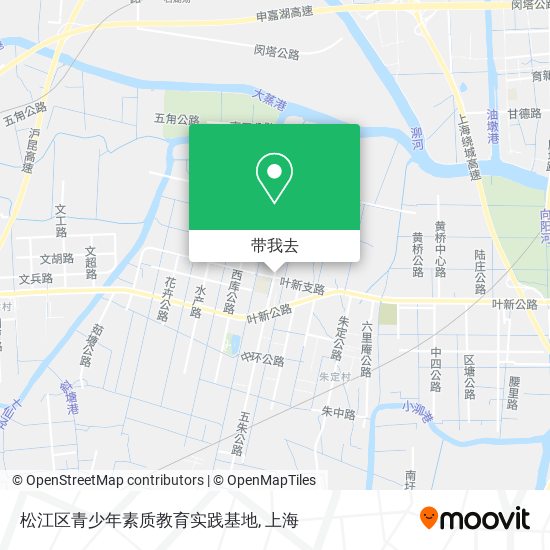 松江区青少年素质教育实践基地地图