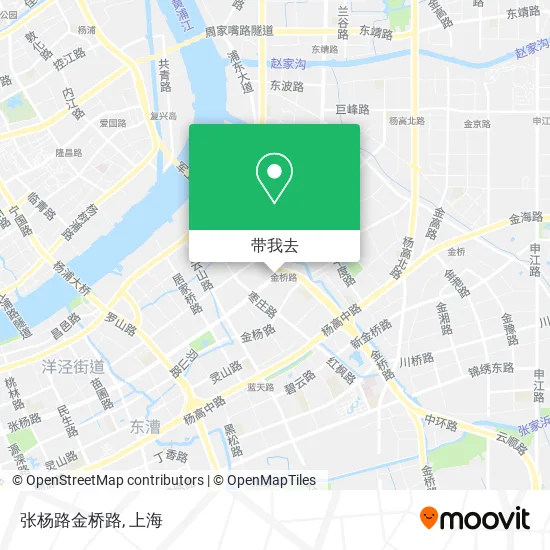 张杨路金桥路地图