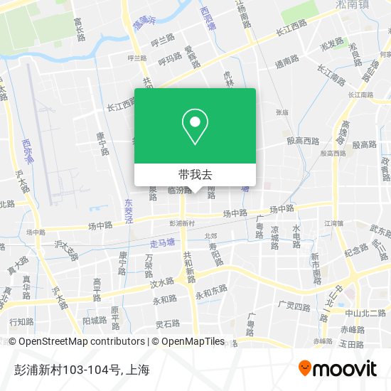 彭浦新村103-104号地图