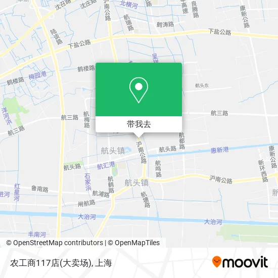 农工商117店(大卖场)地图