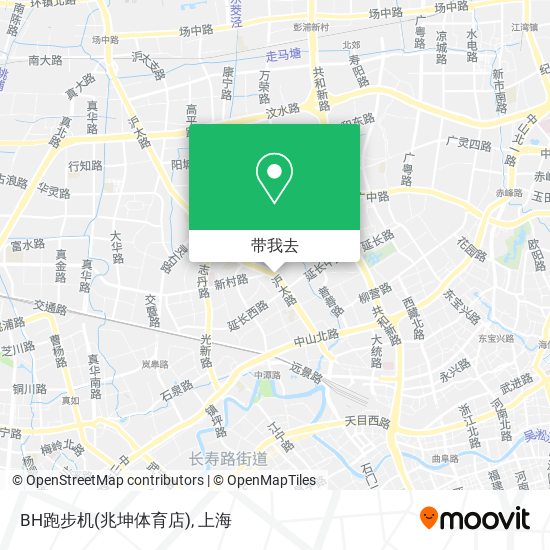 BH跑步机(兆坤体育店)地图
