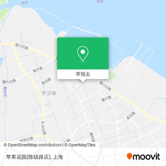 苹果花园(陈镇路店)地图