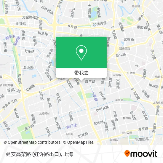 延安高架路 (虹许路出口)地图