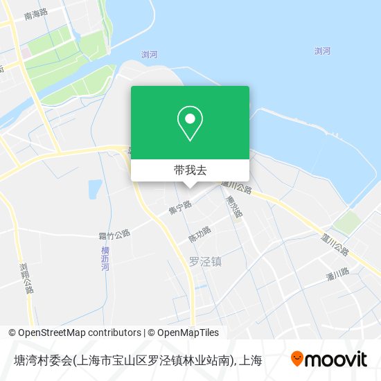 塘湾村委会(上海市宝山区罗泾镇林业站南)地图