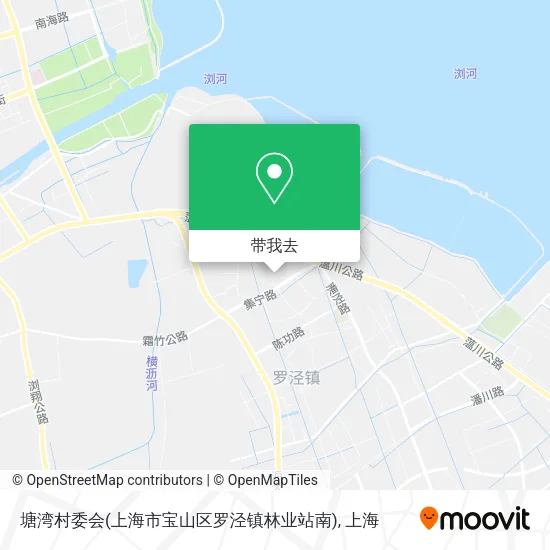塘湾村委会(上海市宝山区罗泾镇林业站南)地图