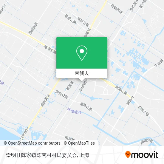 崇明县陈家镇陈南村村民委员会地图