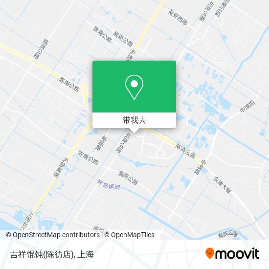 吉祥馄饨(陈彷店)地图