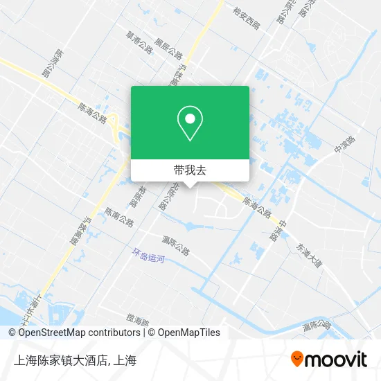 上海陈家镇大酒店地图