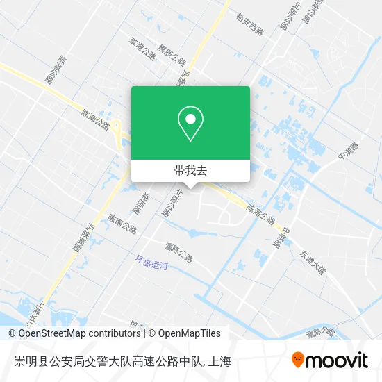崇明县公安局交警大队高速公路中队地图