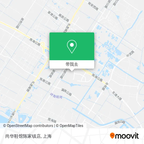 尚华鞋馆陈家镇店地图