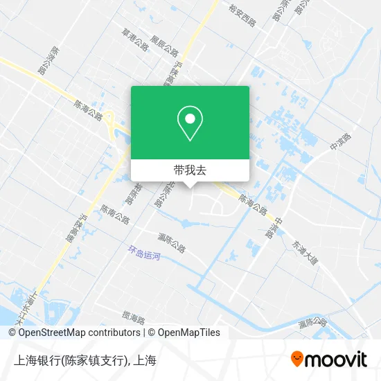 上海银行(陈家镇支行)地图