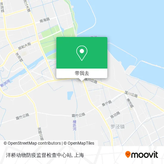 洋桥动物防疫监督检查中心站地图