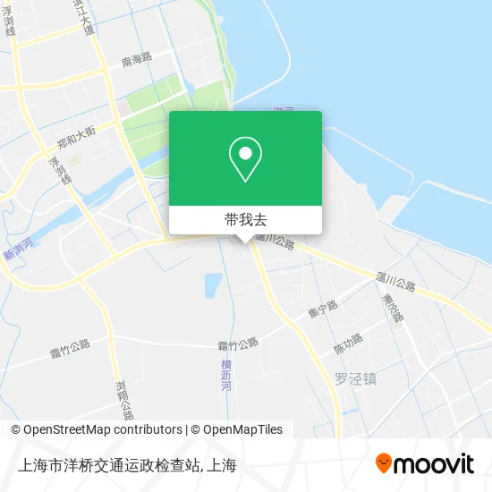 上海市洋桥交通运政检查站地图