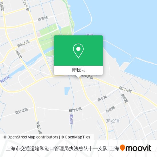 上海市交通运输和港口管理局执法总队十一支队地图